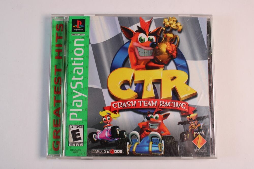 CTR: Crash Team Racing (Sony PlayStation 1, PS1) Greatest Hits, Complete, Tested